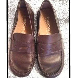 Sz.1 (31) Boys Geox Respira Penny Loafers